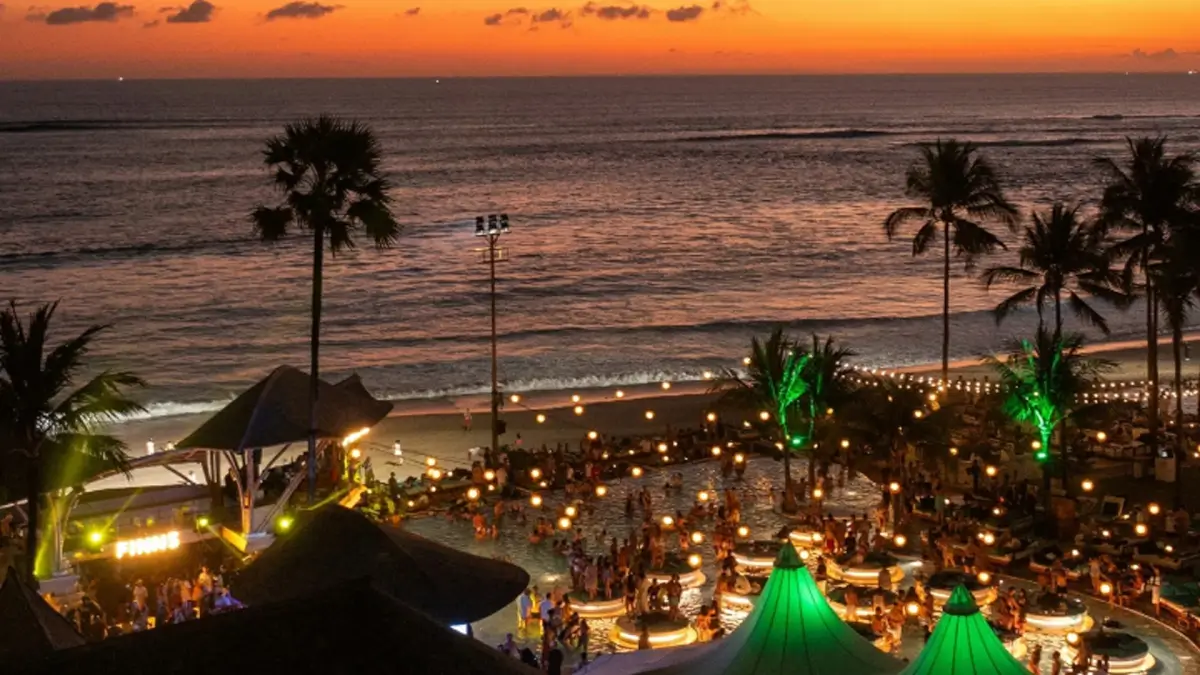 Best beach club in Bali.